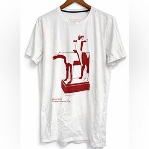 Peggy Guggenheim Collection Marino Marini Angel of the City Art T-Shirt White L